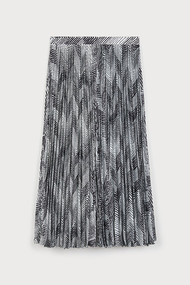CHEVRON PATTERNED SKIRT
