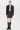 CHECKED WOOL BELTED MINI SKIRT