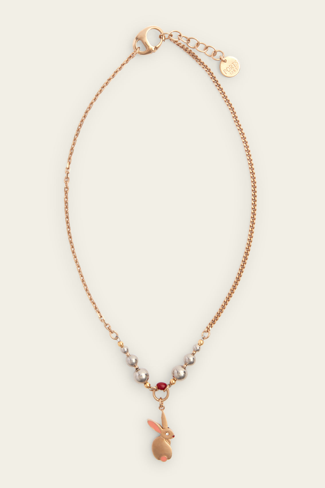 Golden Rabbit Chain Necklace