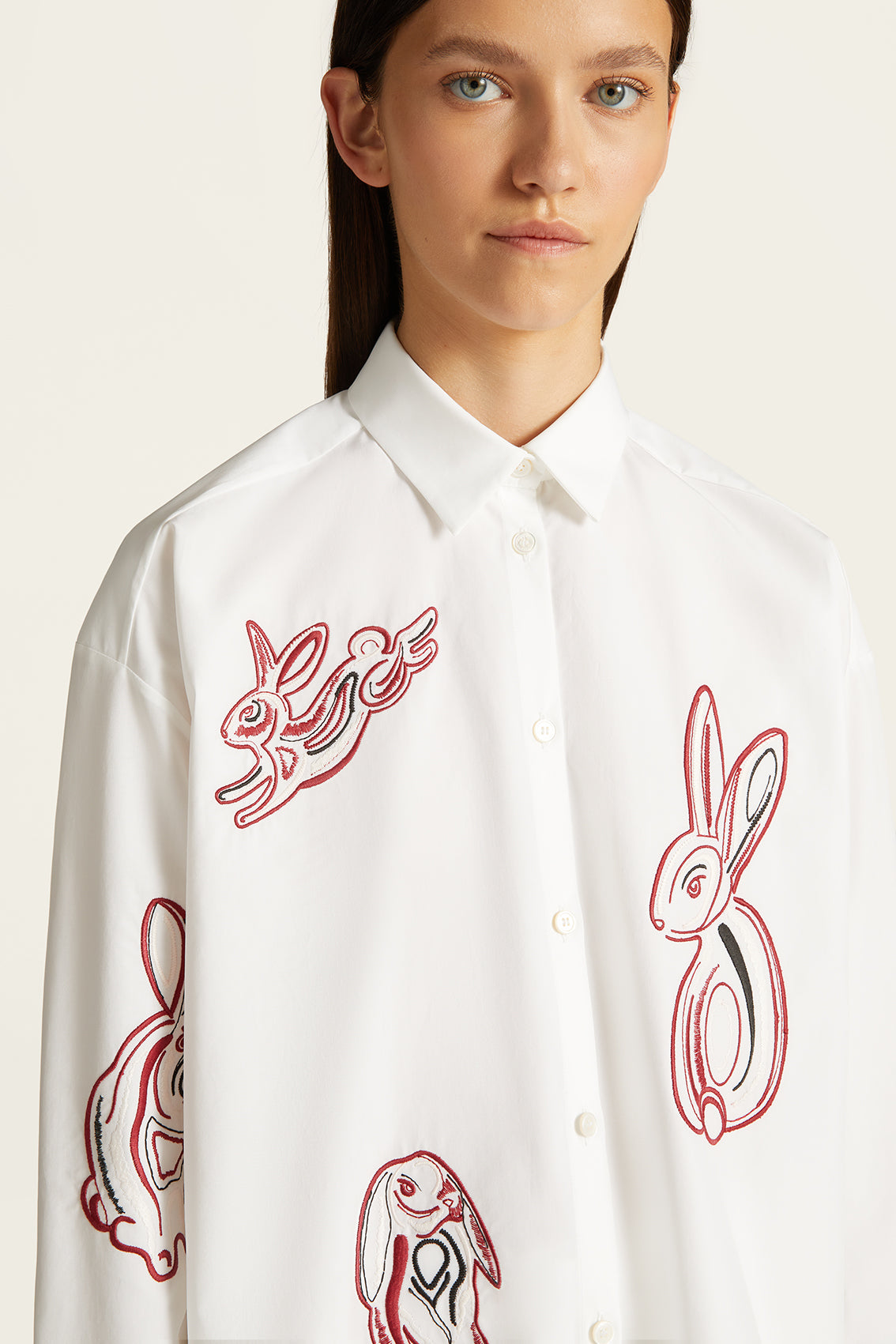 Year of the Rabbit Button Down Shirt