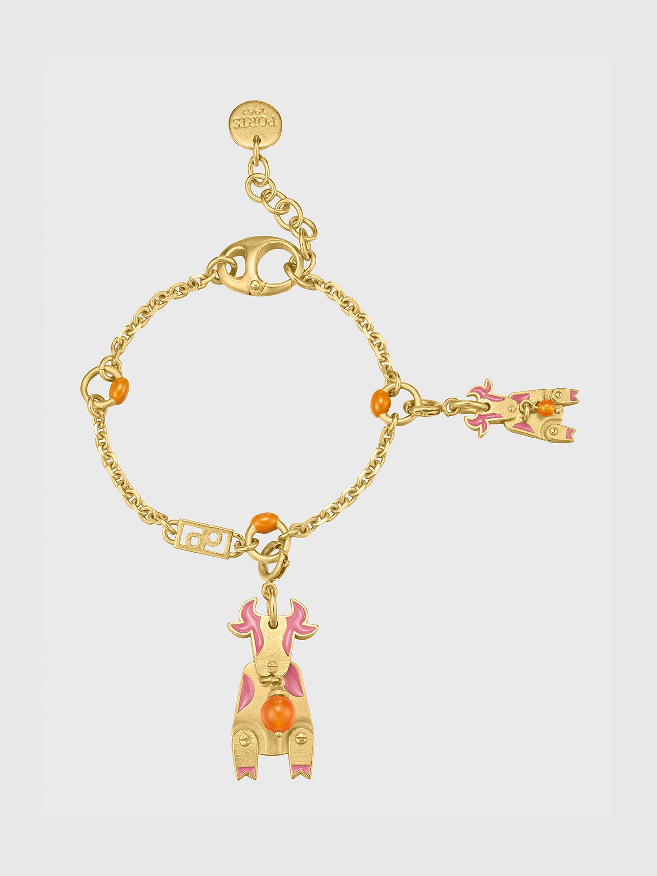 Double Ox Charm Bracelet