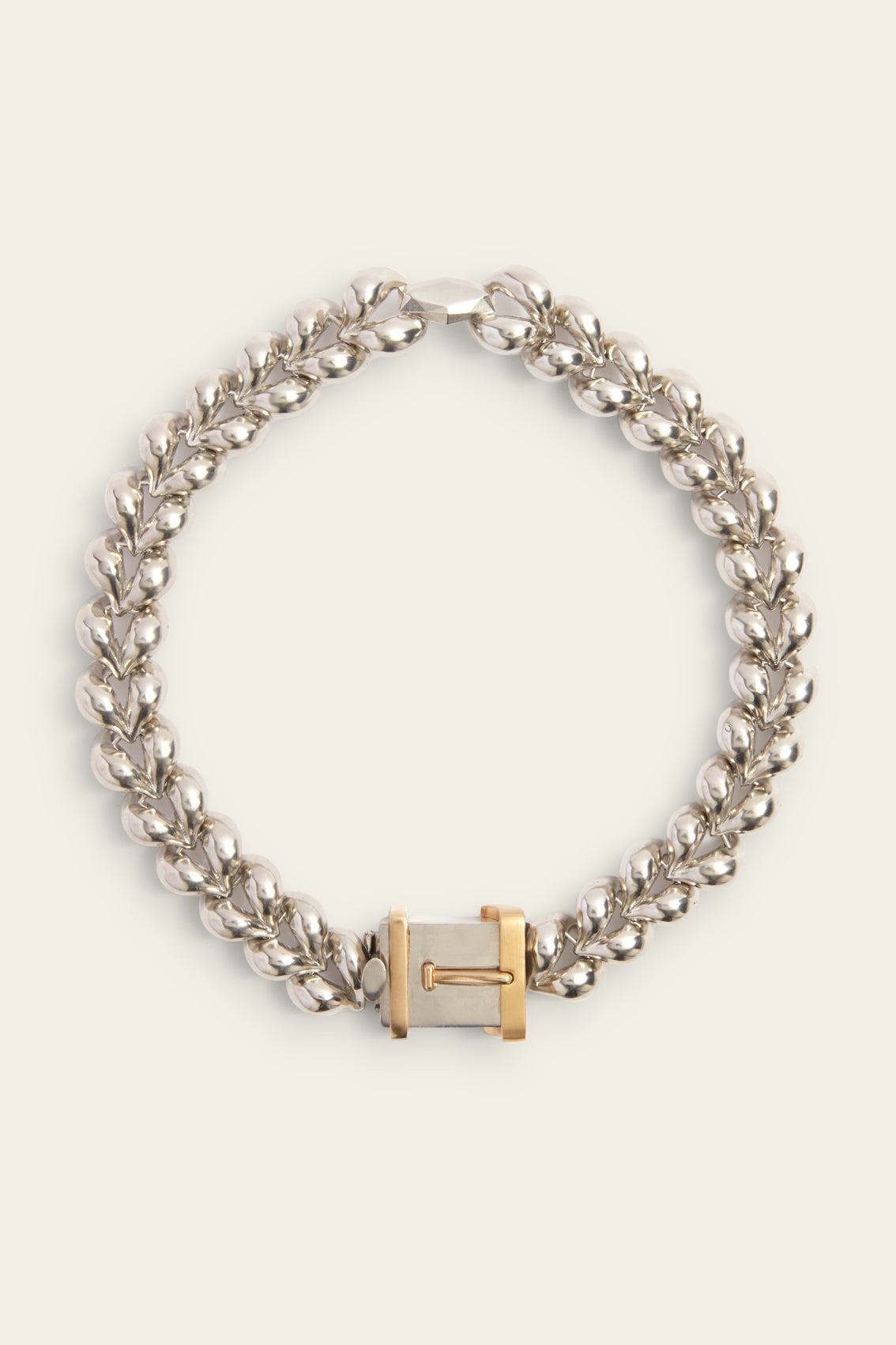 Chain Wreath Choker Necklace