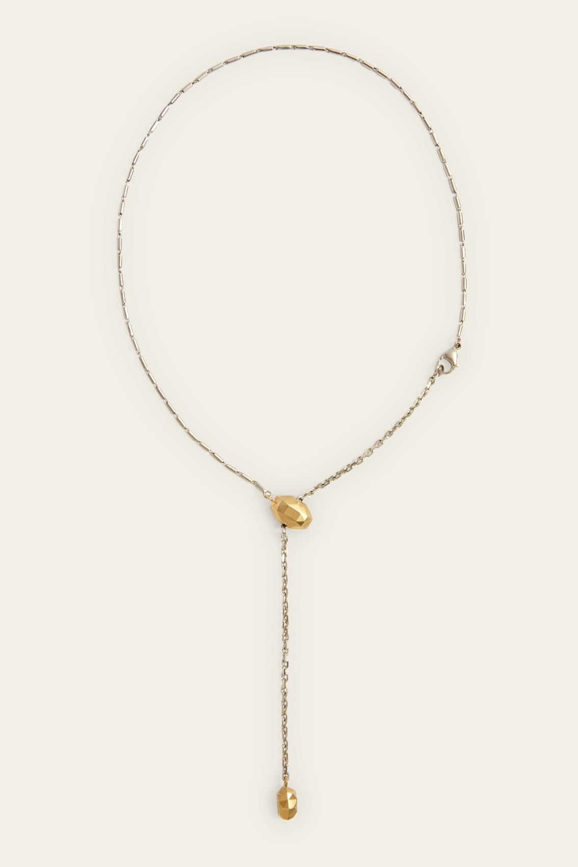 Pebble Lariat Necklace