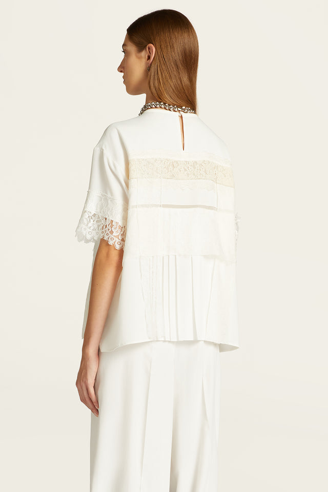 Lace Window Layered Top