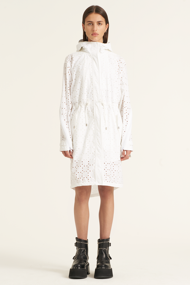 Perforated Spring Overcoat