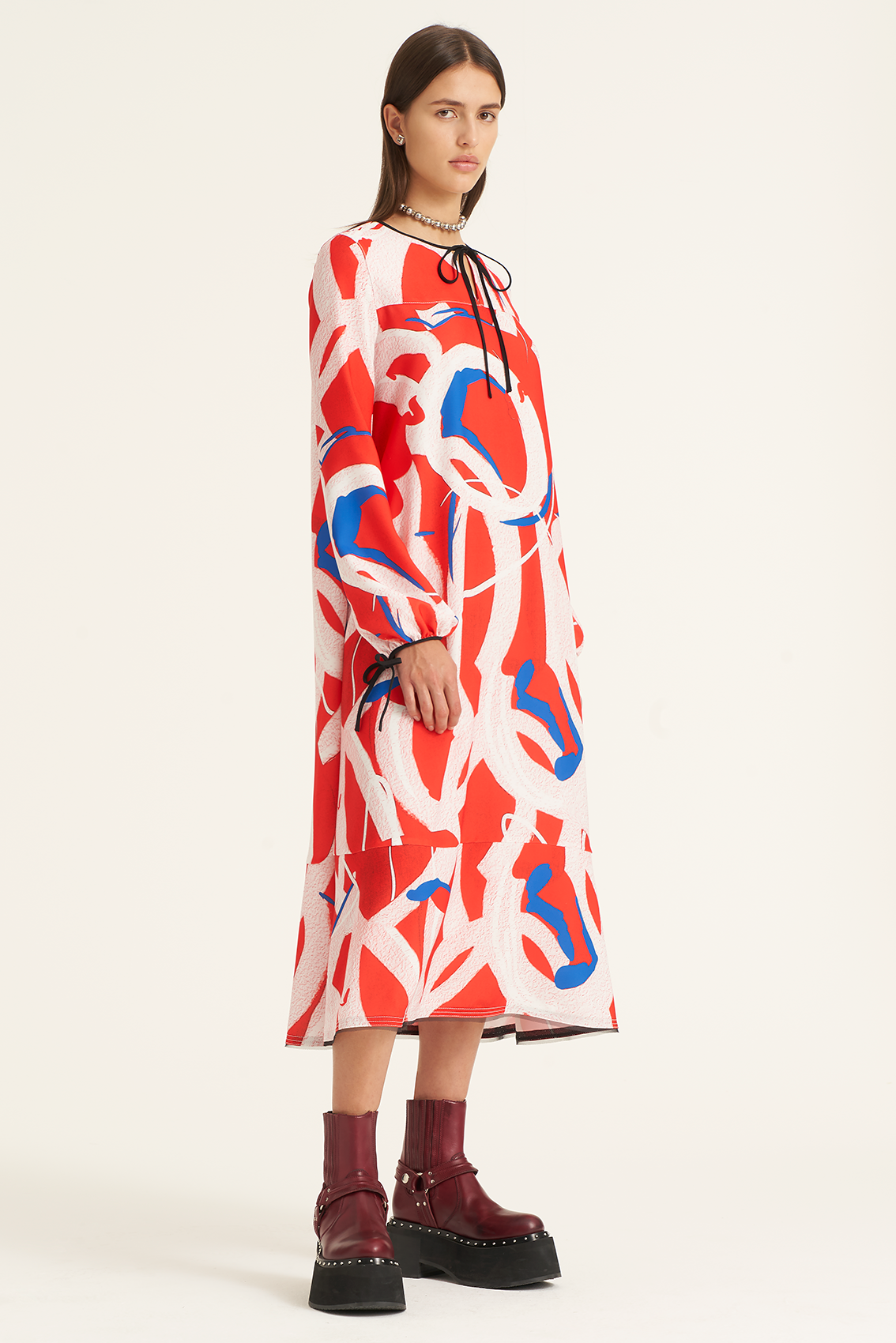 Abstract Flow Dress