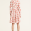 Garden Rose Collared Pleat Dress