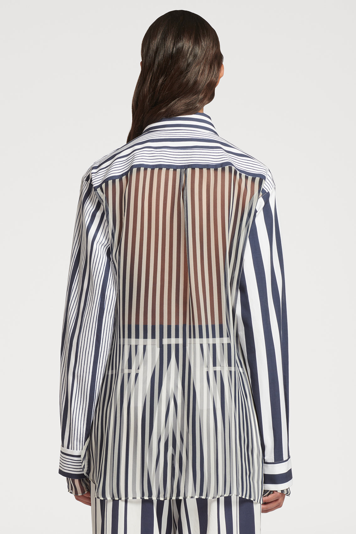 Striped Double Layer Shirt