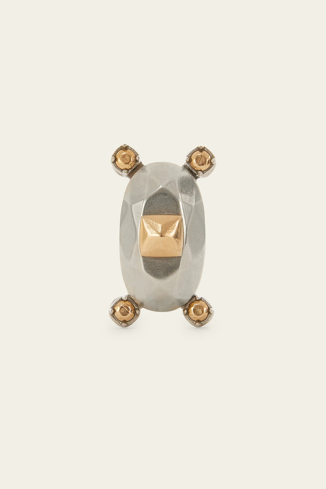 Maxi Metal Stud Ring with Prongs