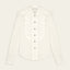 Cotton Voile Shirt with Tuxedo Bib