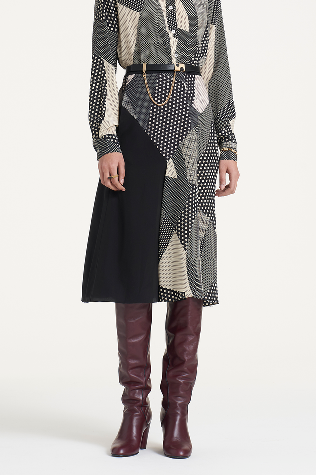 Patchwork Micro Skirt