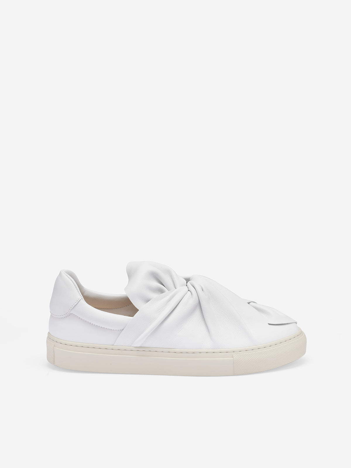 Knotted Sneakers In White