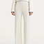 Rib Knit Trousers With Front Pockets