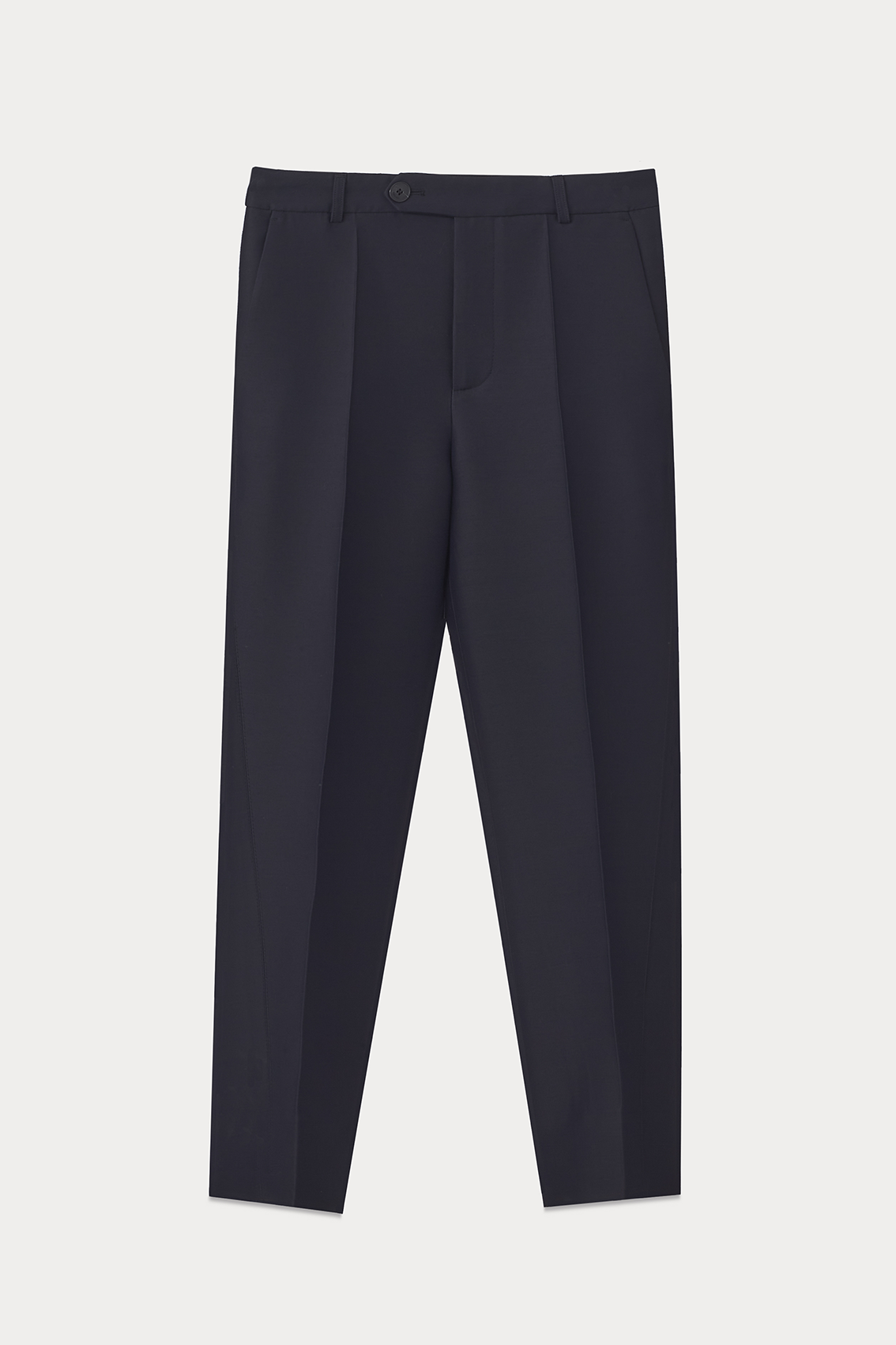 Simple Cropped Trousers